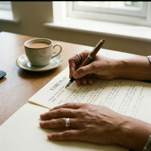 Writing a personalised care plan
